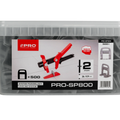 Klipsy 2mm SP800 500 sztuk