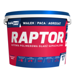 Gotowa gładź szpachlowa RAPTOR 25 kg
