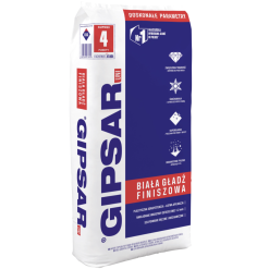 Biała gładź finiszowa GIPSAR UNI 20kg