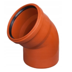 Kolanko kanalizacyjne zewnętrzne PP/PVC 110<30 S16