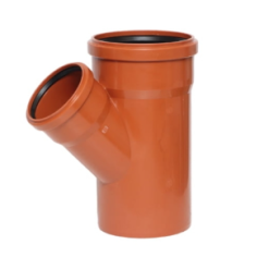 Trójnik kanalizacyjny 160 X 110 < 45° SN8